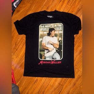 Morgan Wallen world, tour T-shirt Black Graphic T-Shirt